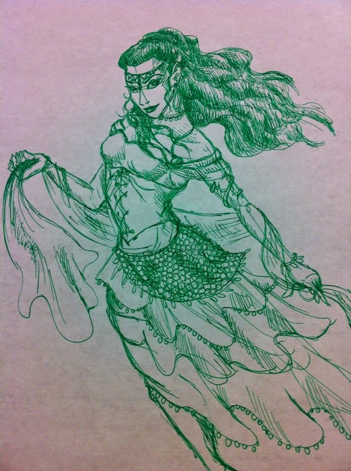 Veranna, half-elven prophetess of Creo