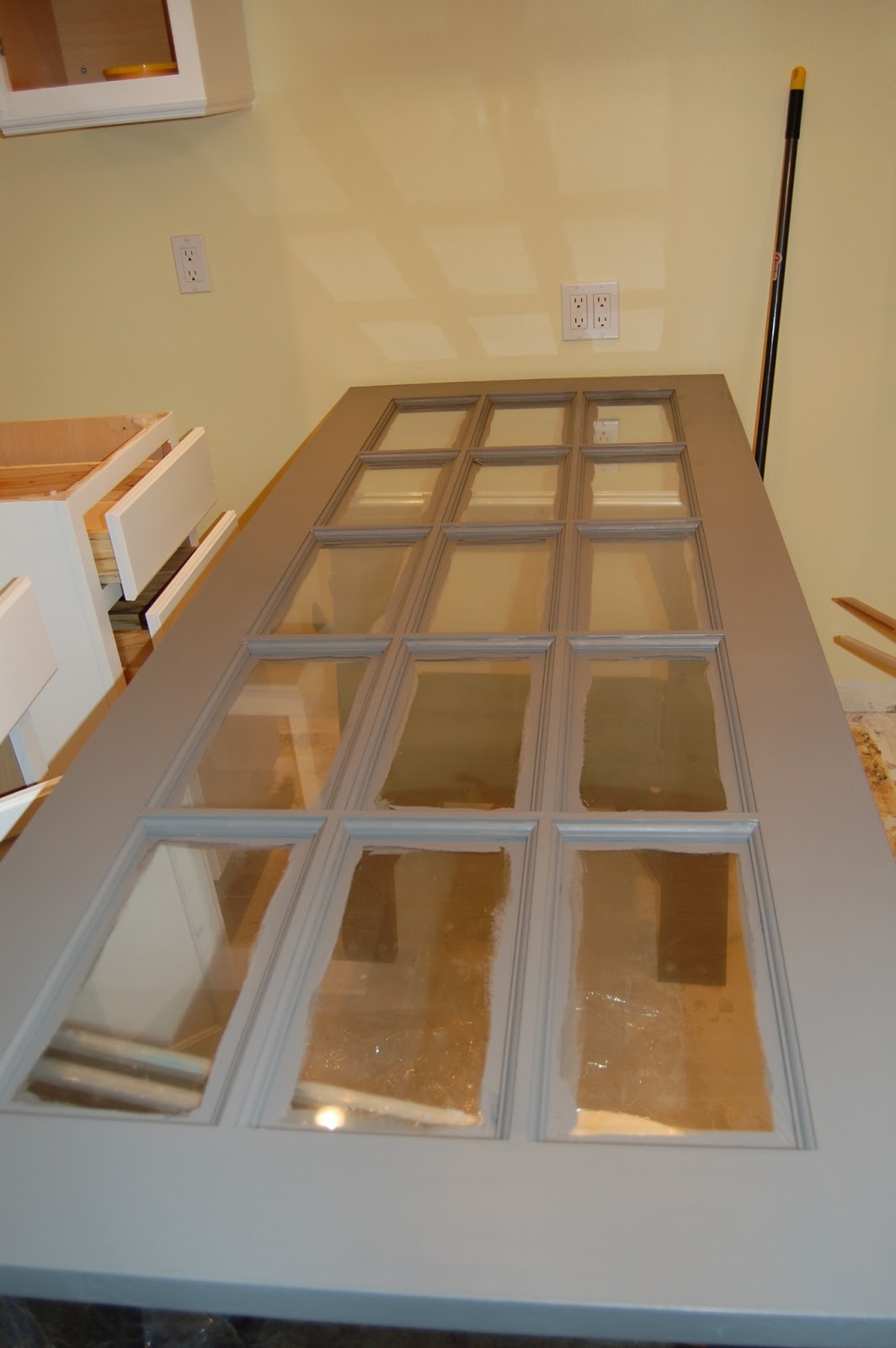 Buy unfinished kitchen cabinets My French Door Table