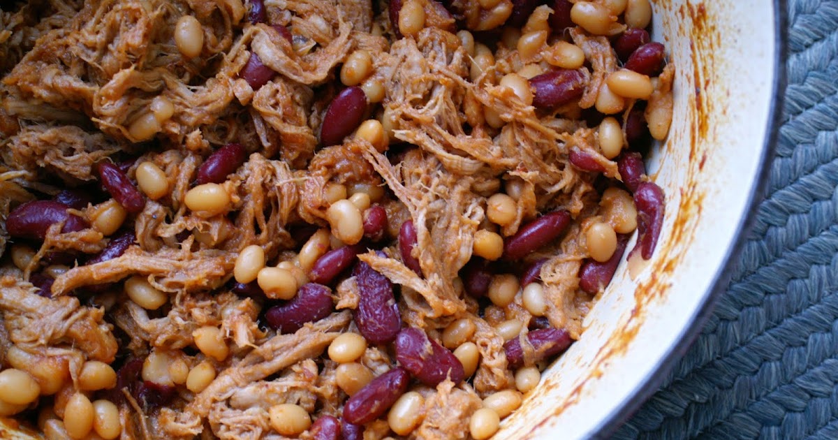 Graceful Oven BBQ Pulled Pork and Beans