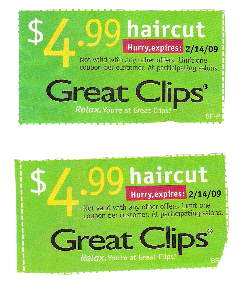 Free Printable Coupons Great Clips Coupons