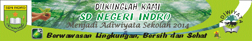 SLOGAN ADIWIYATA ADIWIYATA SDN INDRO