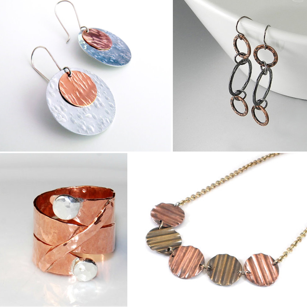 JET Jewelry on Etsy Team Friday Finds Mixed Metals