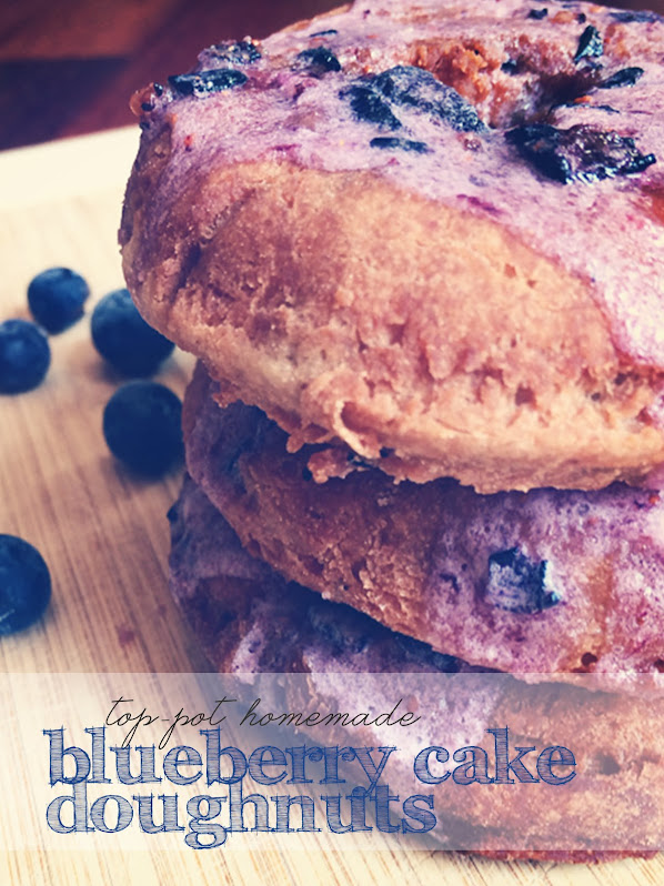 Top Pot Blueberry Cake Doughnuts