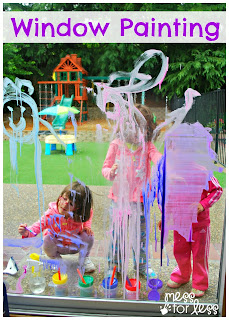 Kids Window Art - Window Painting