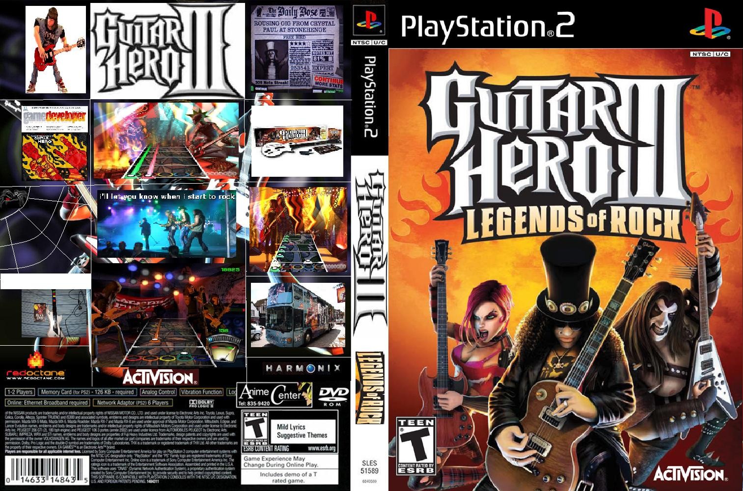 guitar hero 3 ps2