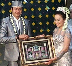 Foto Pernikahan Dimas Andrean dan Novita Tri Utami Dewi