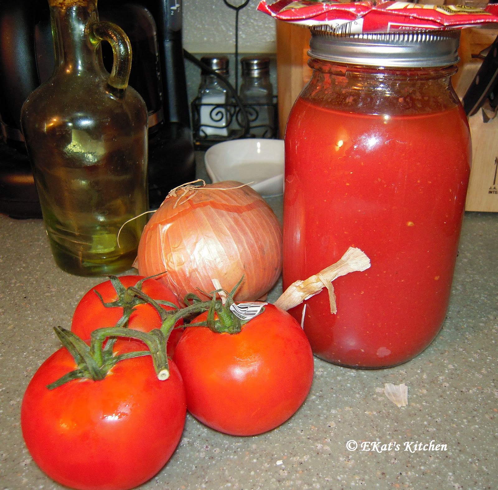 EKat's Kitchen Erin's Fabulous Spaghetti Sauce (for Carnivores)