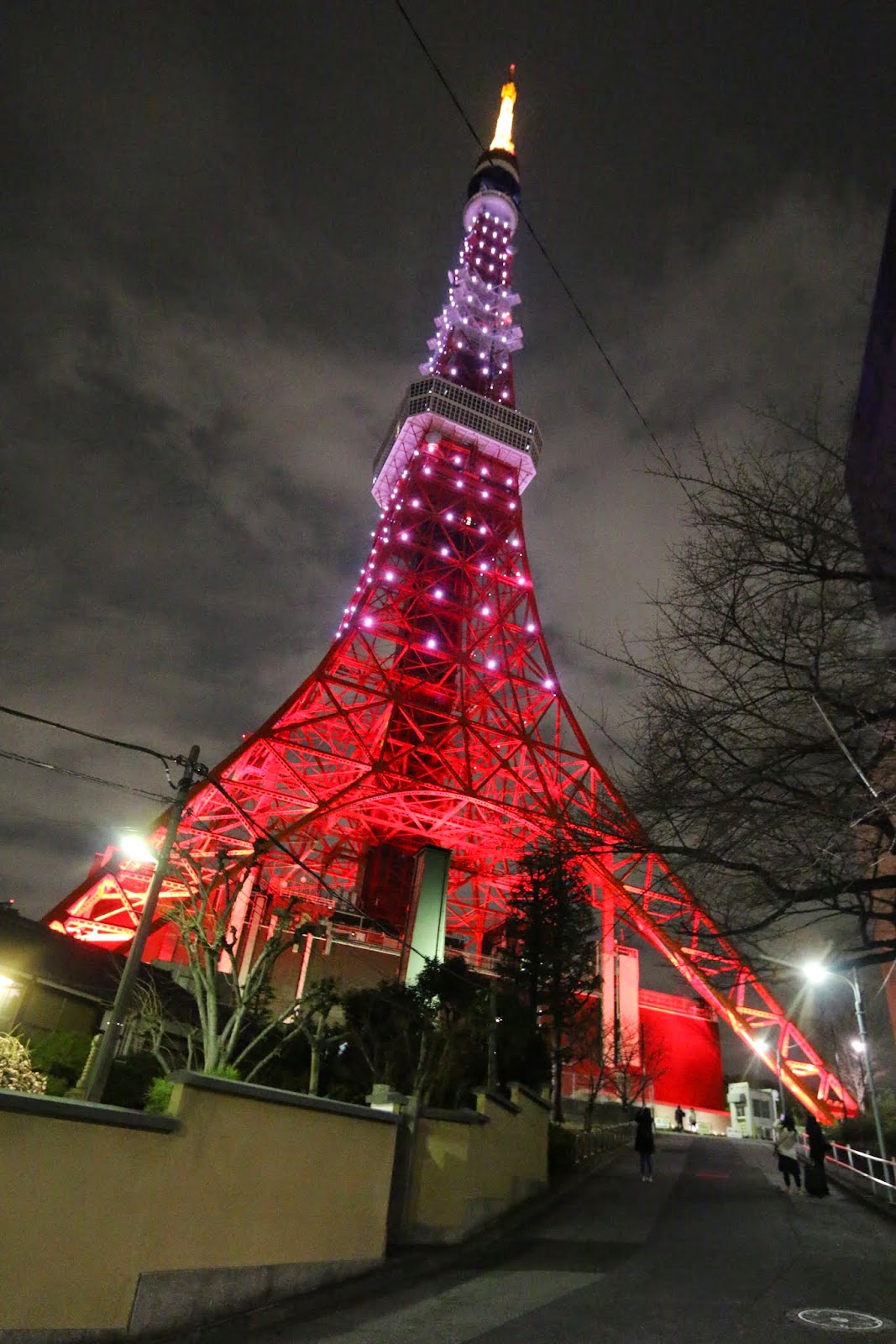 Walking up the hill as we were heading towards Tokyo Tower in Tokyo, Japan Walking up the hill as we were heading towards Tokyo Tower in Tokyo, Japan