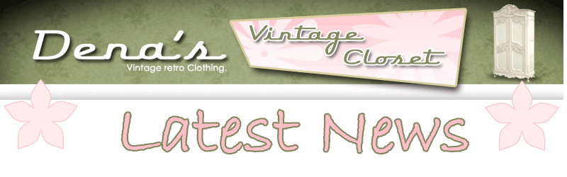 Latest News and Listings from DenasVintageCloset.com