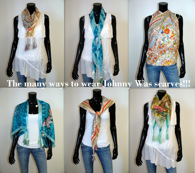 Goosefeathers Johnny Was Scarves!!!