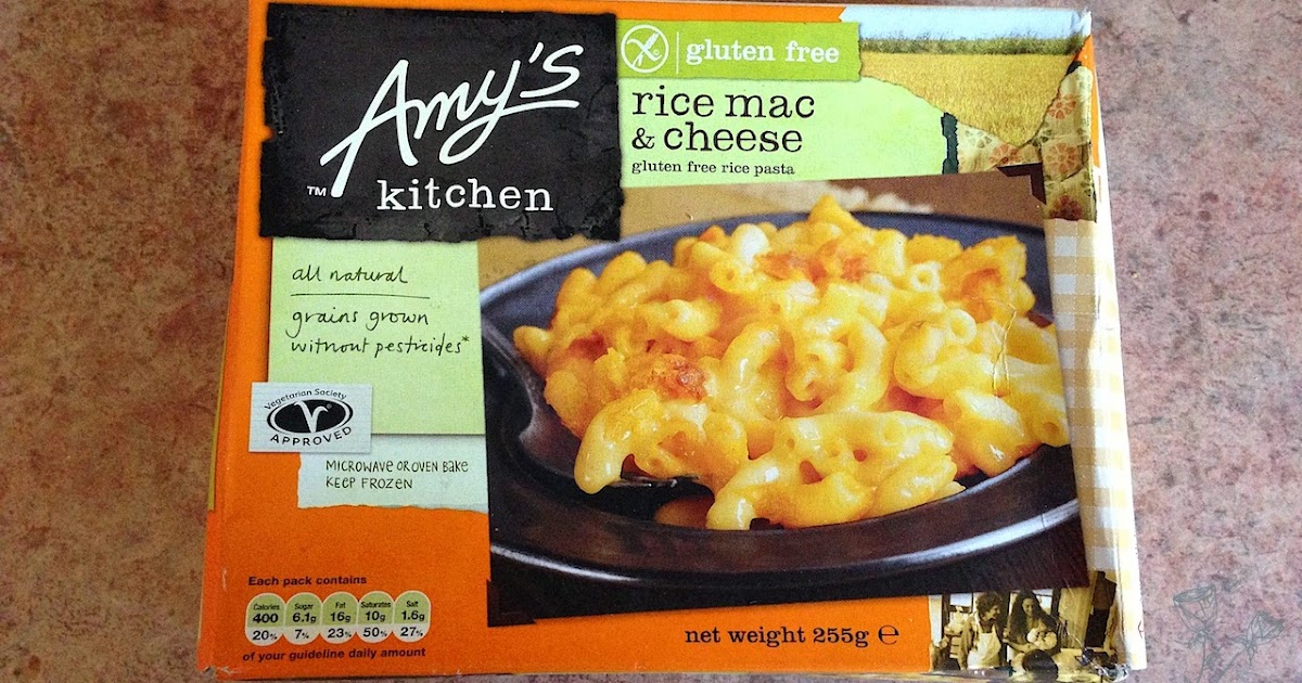 Hannah's Gluten Free Amy's Kitchen Mac and Cheese