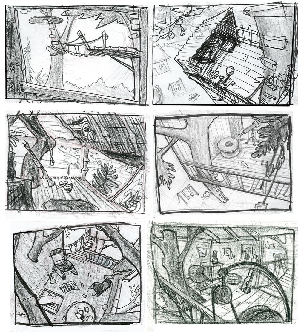 cartoon layouts