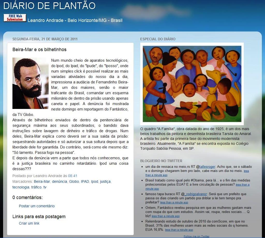 Blog Diário de Plantão