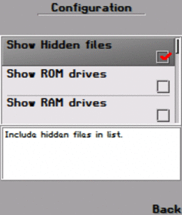 show hidden file