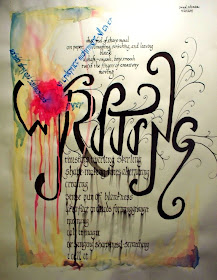 profession of calligraphy
