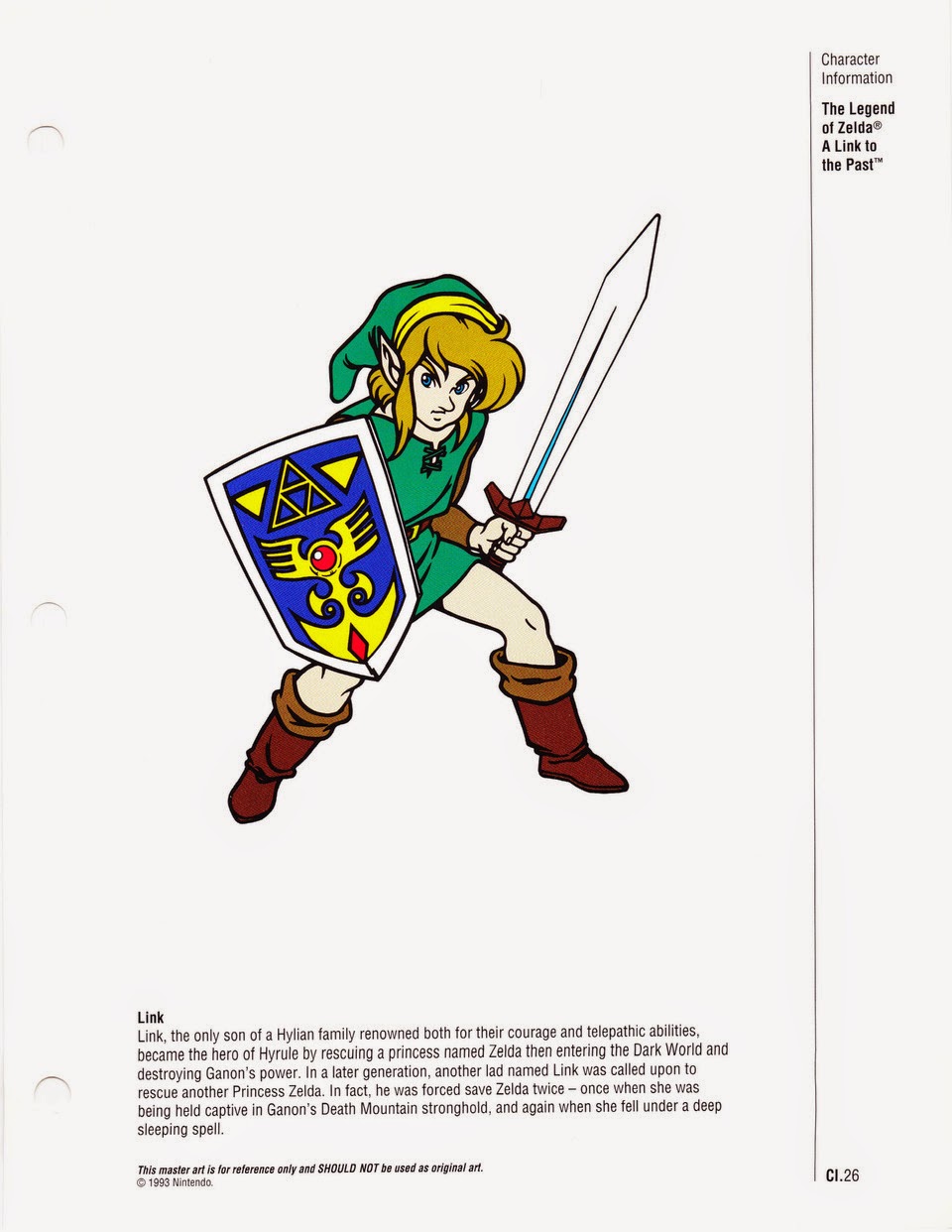 [LOL] Link quase matou a Zelda, segundo documentos da Nintendo. Link+Nintendo+Blast+guia
