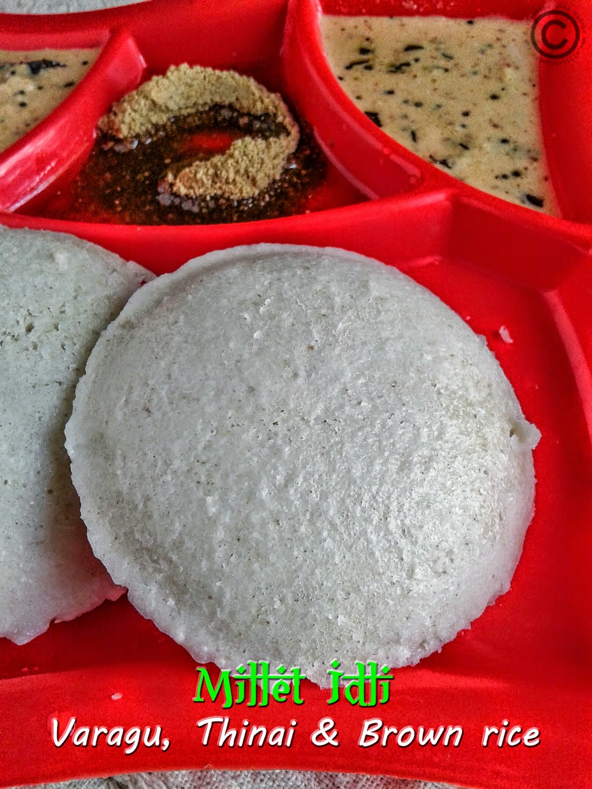 VIRUNTHU UNNA VAANGA MILLET IDLI I BROWN RICE IDLI I SOUTH INDIAN