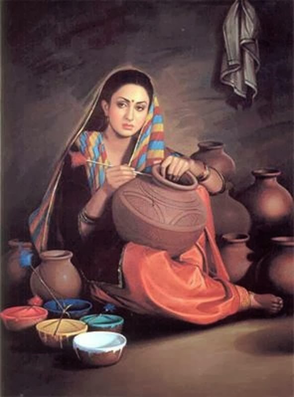 TELUGU WEB WORLD POTTERY PAINTING