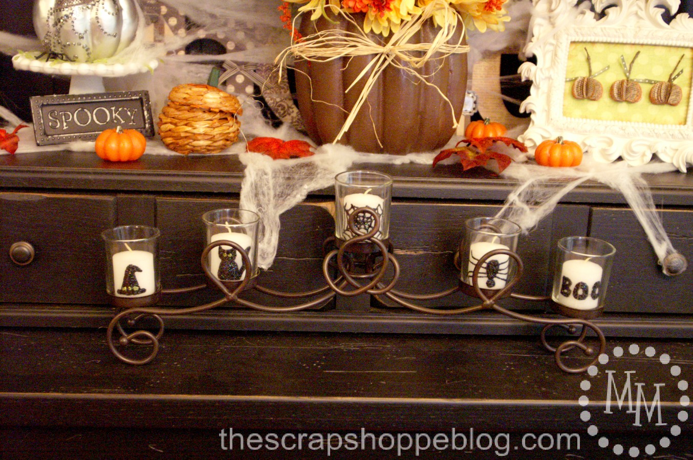 DIY Halloween Votives The Scrap Shoppe