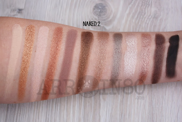 ARROIN80: NAKED 3 - Imágenes, swatches y comparativa 