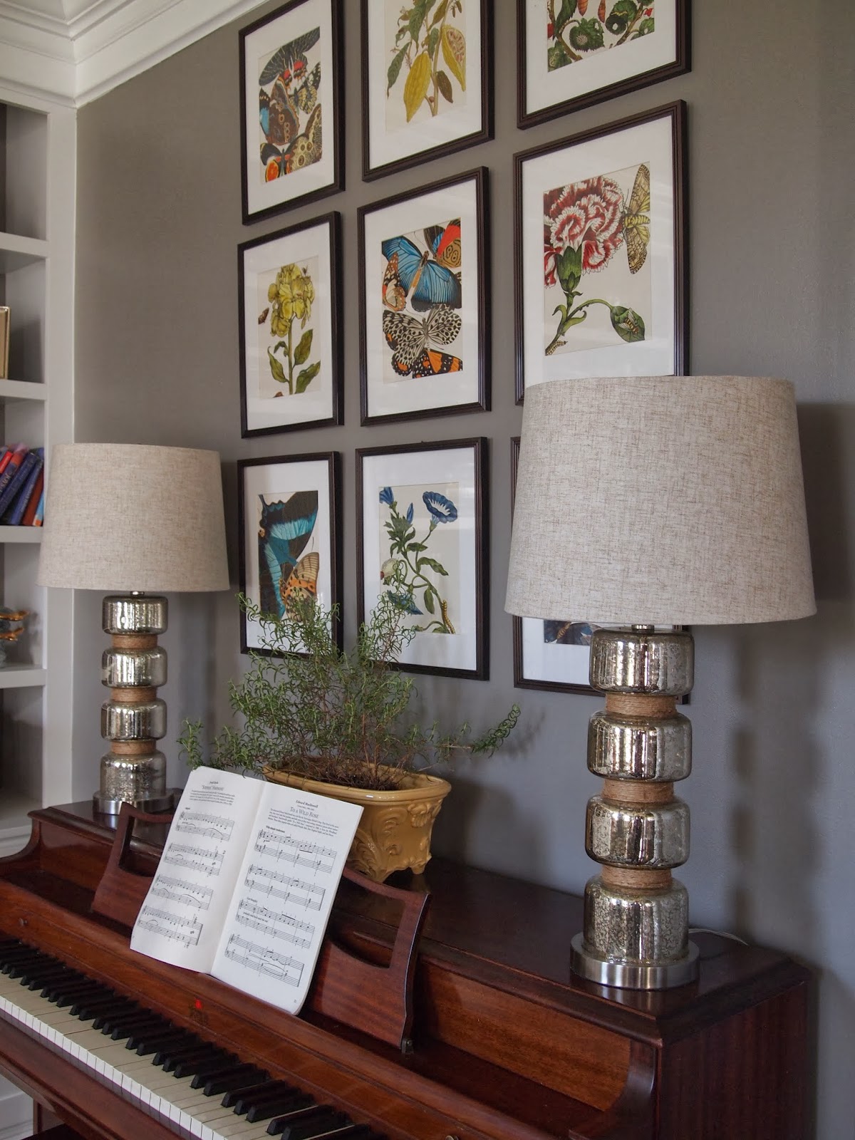 Right up my alley Art above the piano