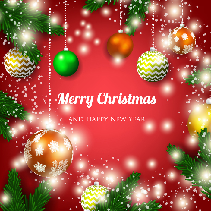 Блог Колибри: 2016 Merry Christmas and Happy New Year vector background 44