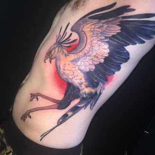Secretary Bird Tattoo Secretary Bird Tattoo