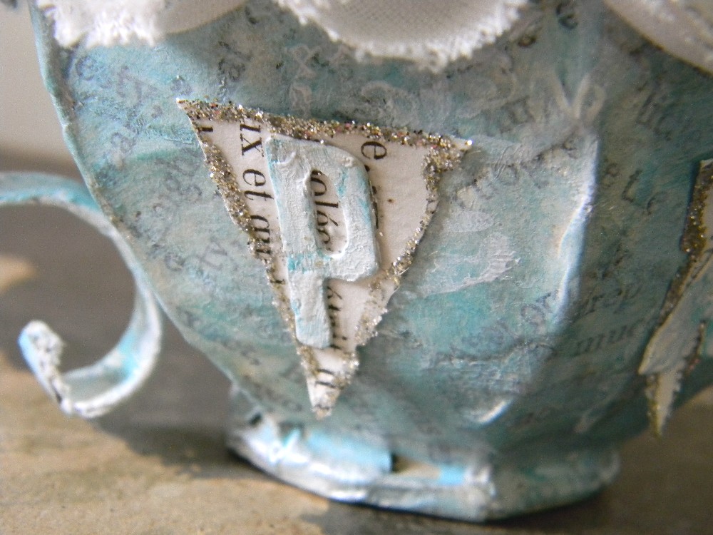 Stamptramp A Paper Mache Cup for Theme Thursday