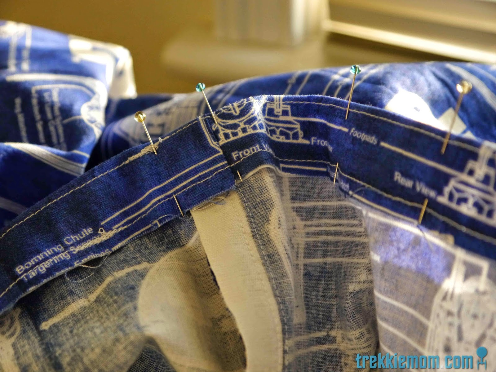 Trekkie Mom Tutorial Baby/Toddler Duvet Cover Part 2