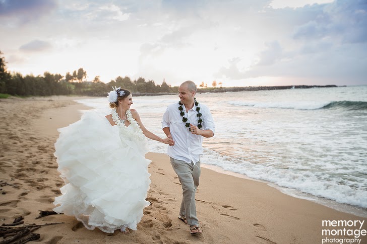 Maui wedding photo kaanapali beach