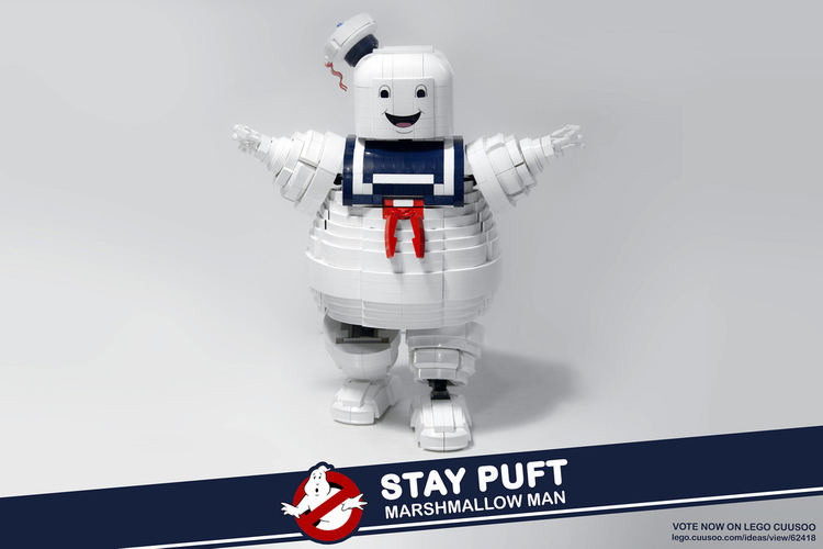 Veja O Homem Marshmallow Dos Caça Fantasmas Criado Em LEGO | Marte.