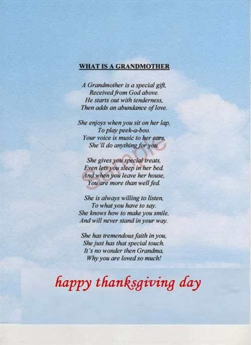 Meaning Happy Thanksgiving Poems For Grandparents