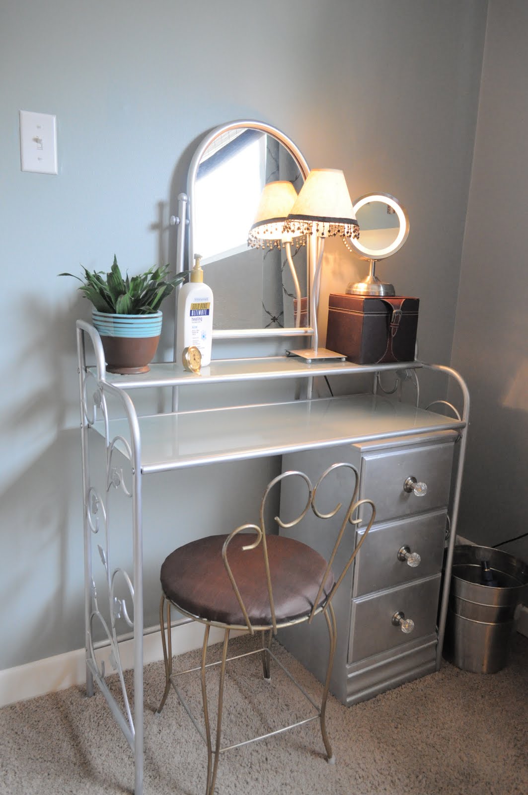 How I organize my bedroom my vanity Organizing Made Fun How I organize my bedroom my vanity