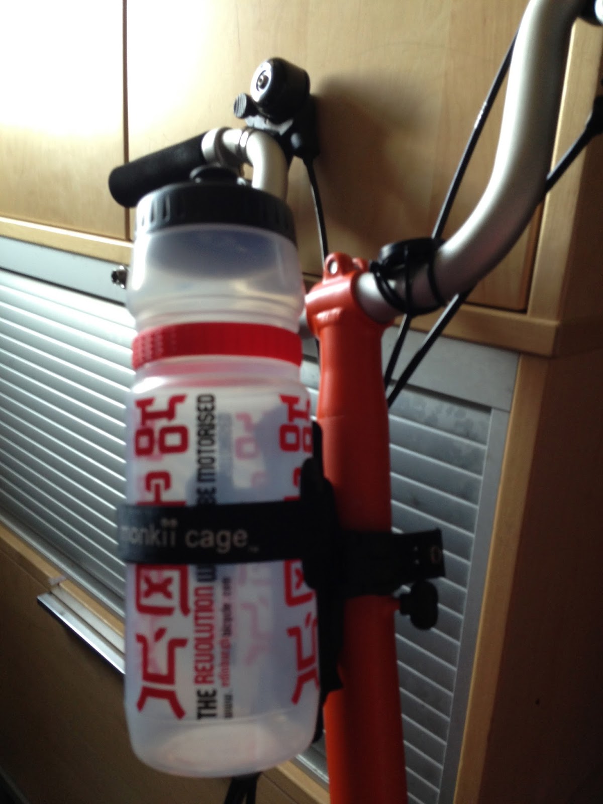 My Orange Brompton Brompton Water Bottle Solution by Monkii