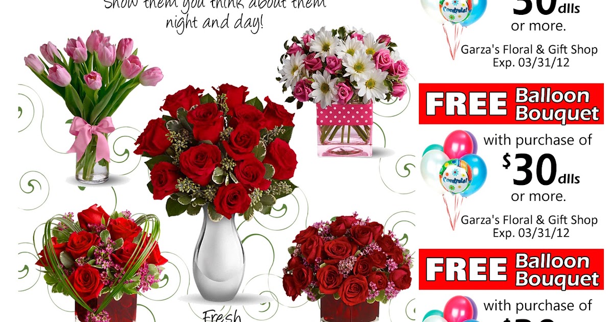 Vive Laredo Cuponera Garza's Floral and Gift Shop