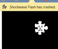 Google Chrome Flash crash