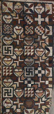 Mosaïques romaines de G. Bretagne Lullingstone+mosaic+2