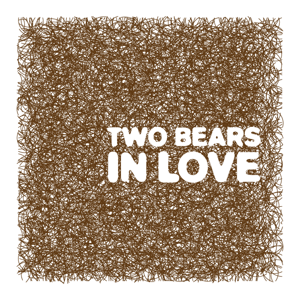 two bears in love