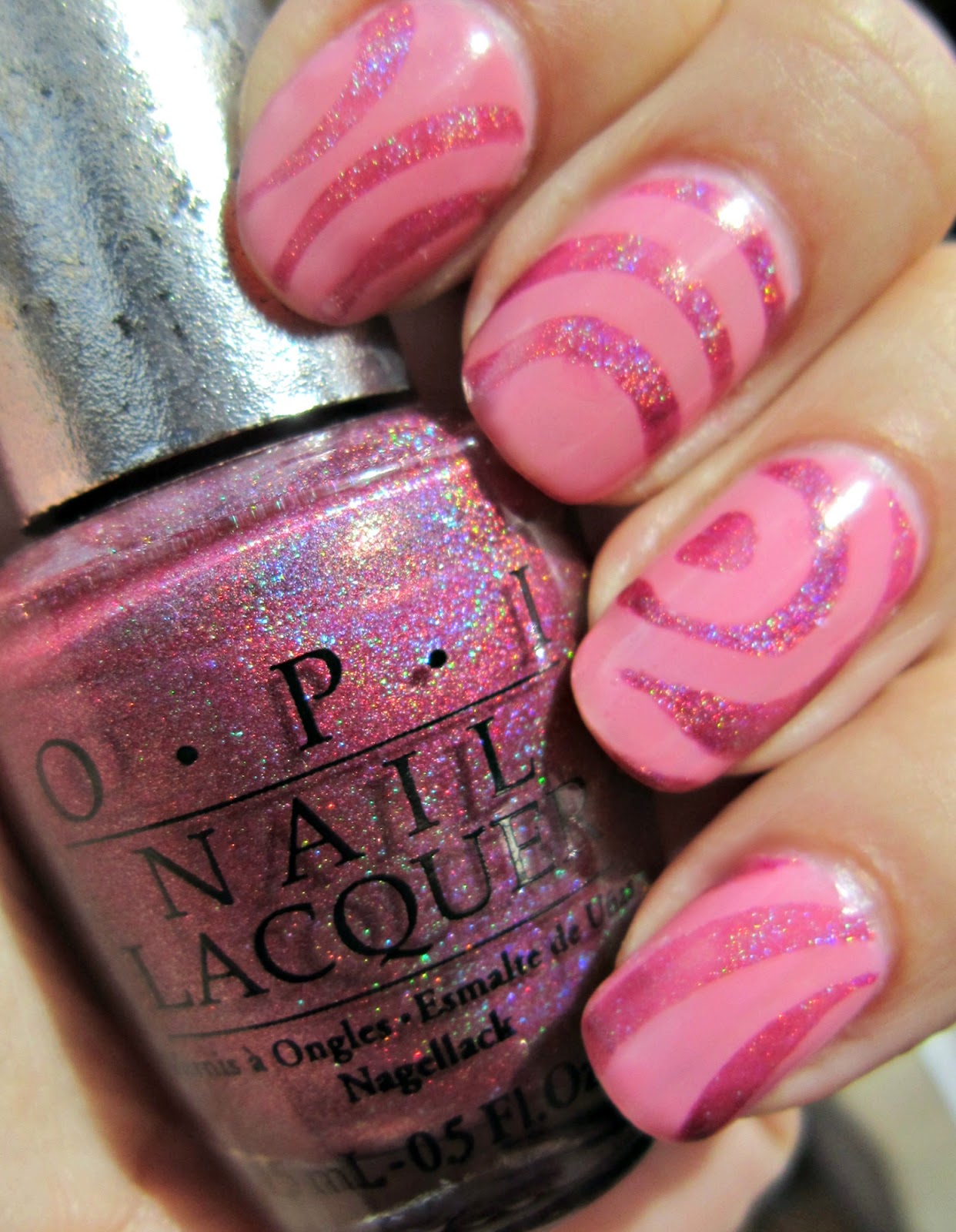 Concrete and Nail Polish SmartNails Sticker Stencils With OPI