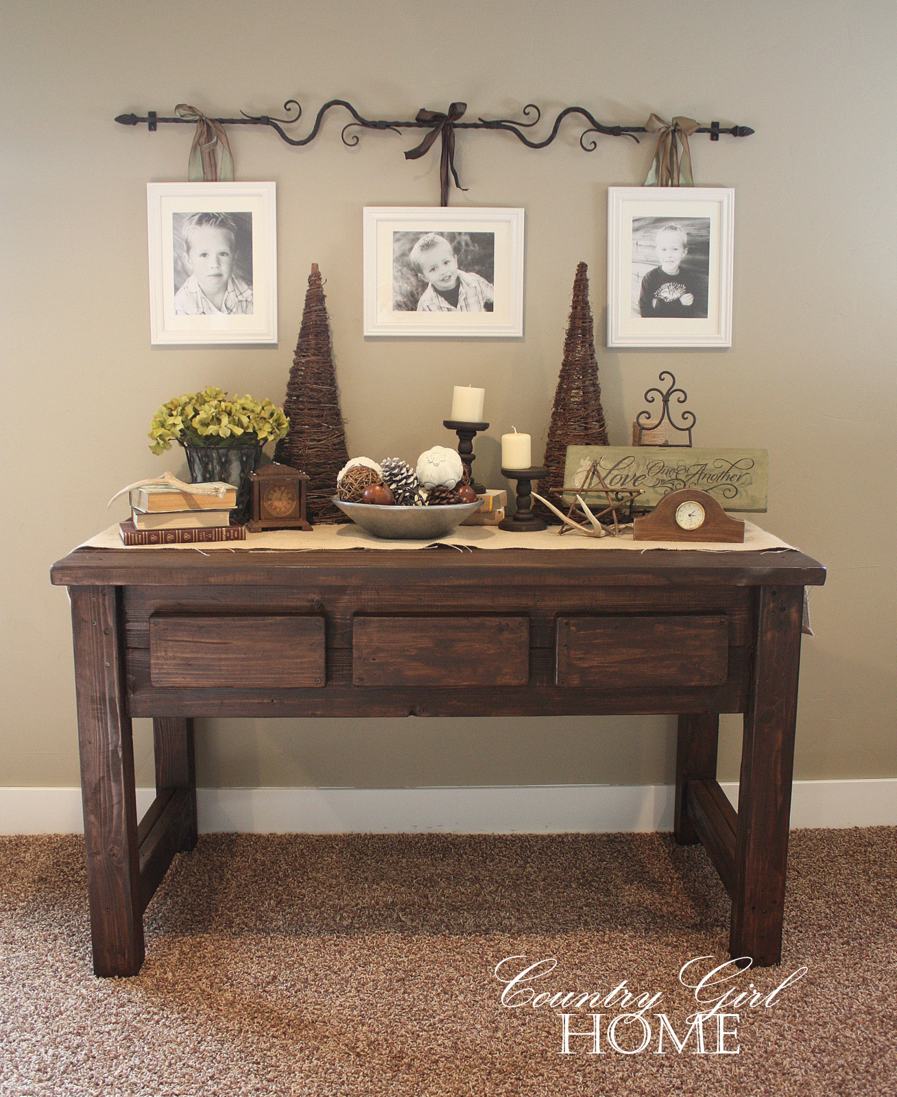 Hanging Pictures From Curtain Rods By Missmolly28 Country Girl