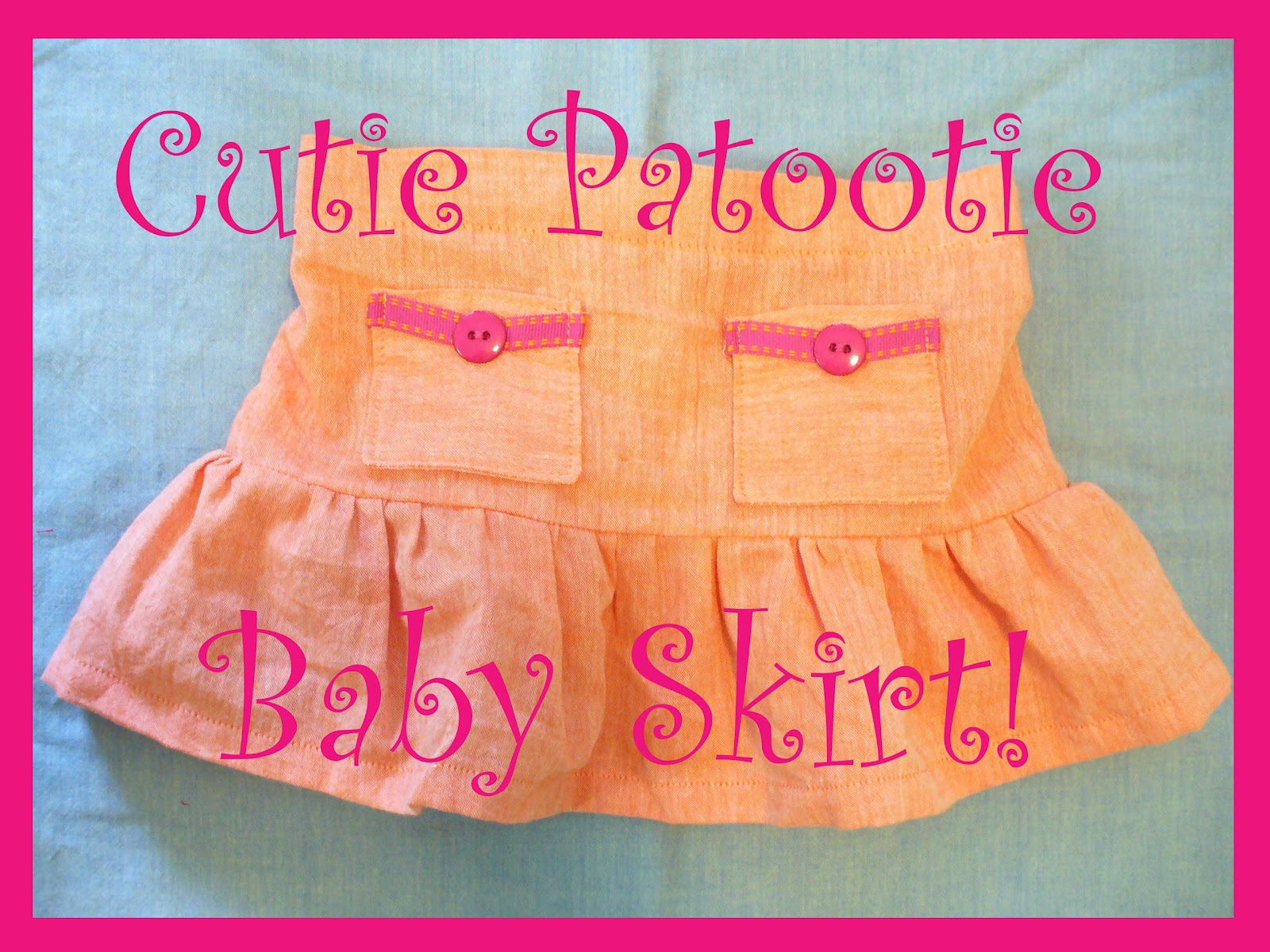 to carry in the hand Free Pattern Cutie Patootie Baby Skirt!
