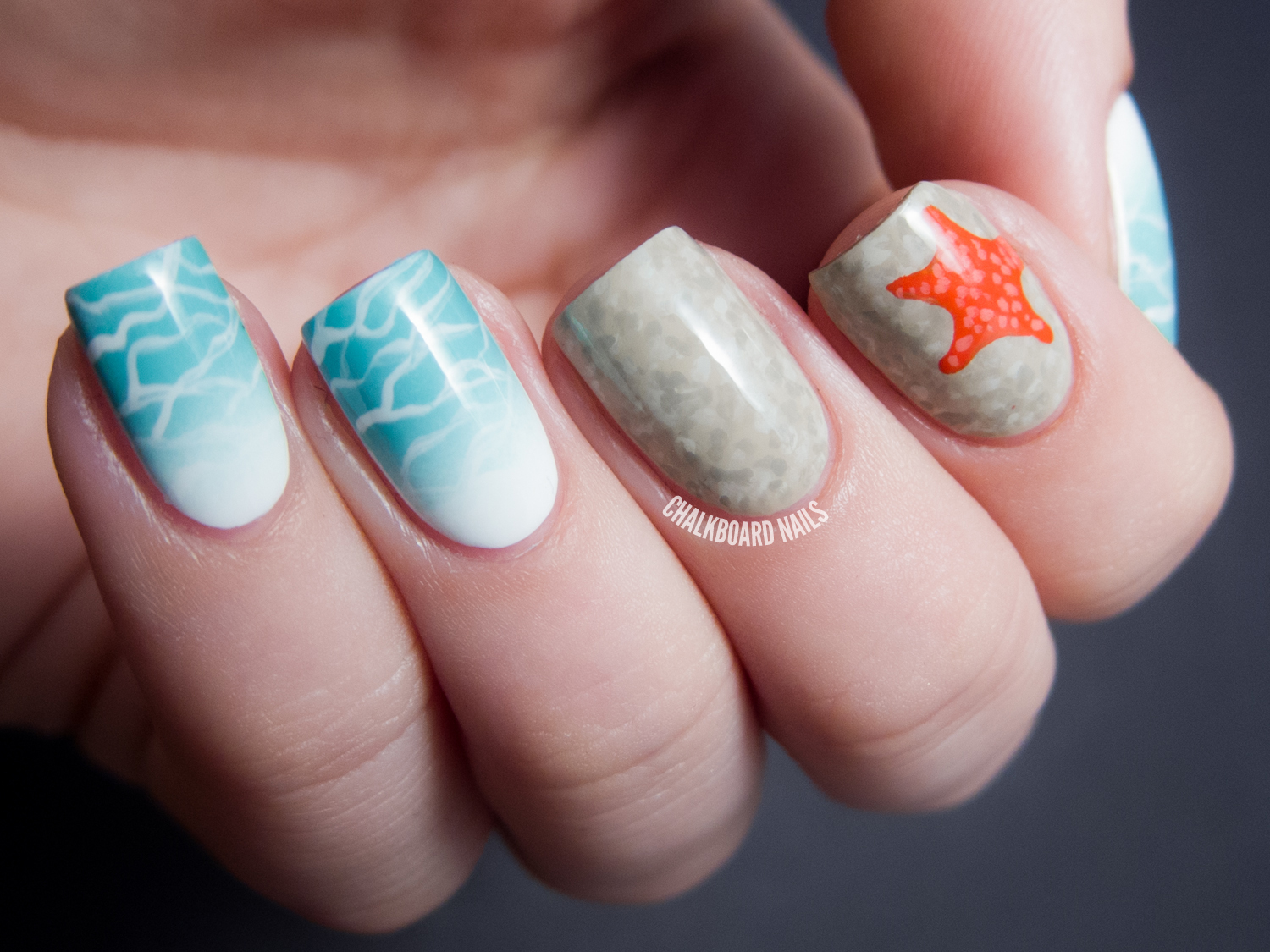 5. Beach-Themed Nail Art for Summer - wide 3