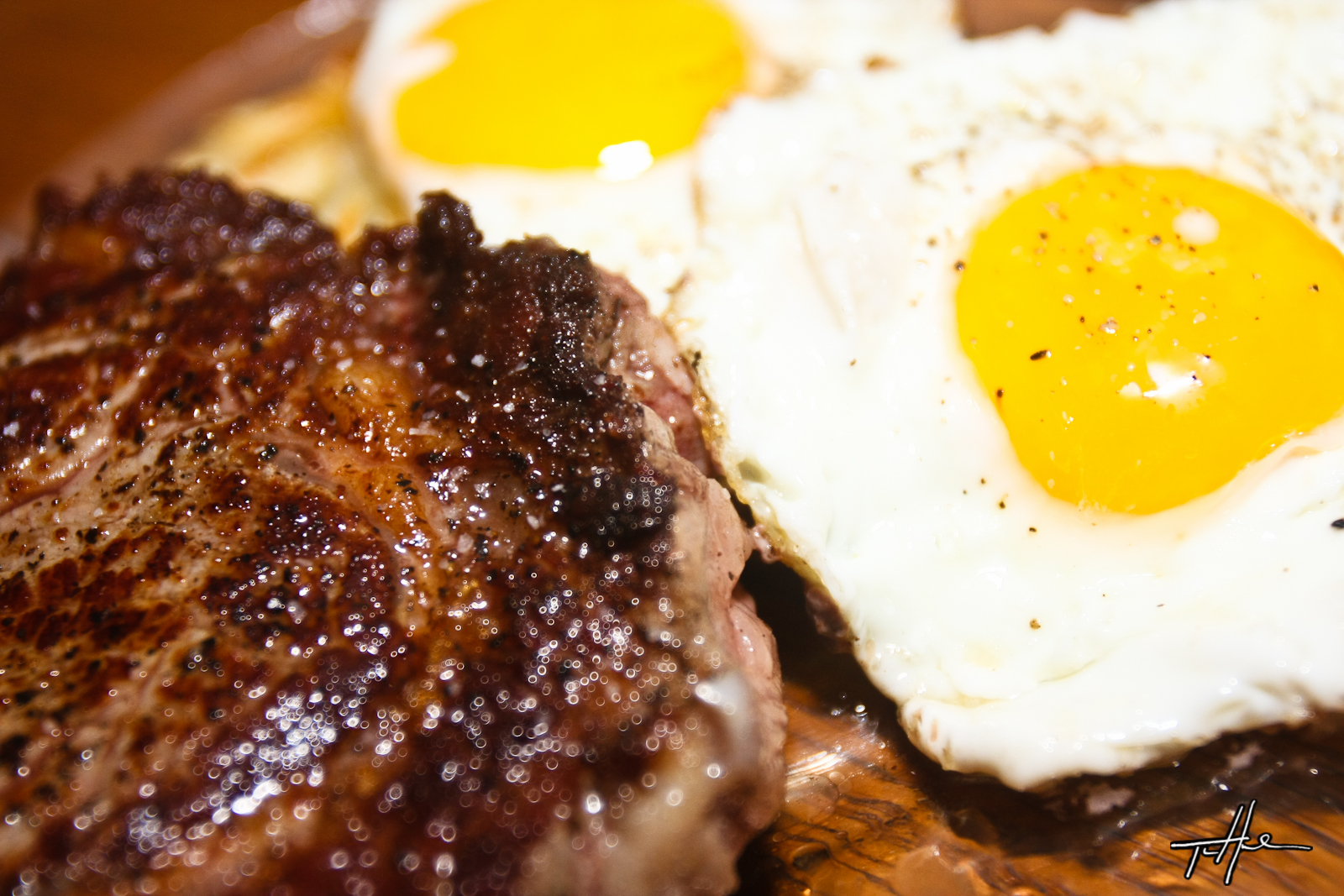 A Broken Shoe Steak and Eggs