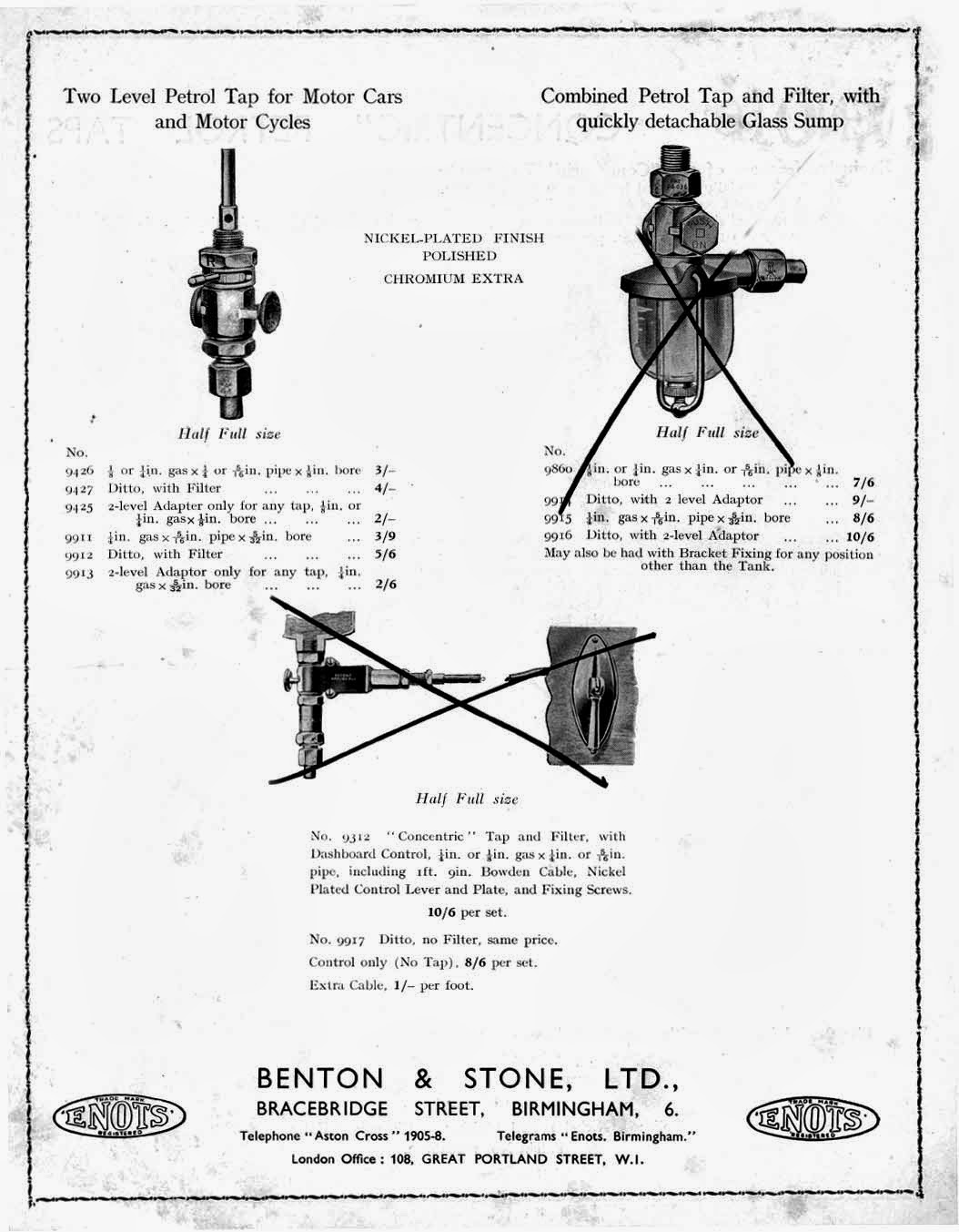 The Velobanjogent A look at a 1938 Enots, Benton & Stone Ltd., motor