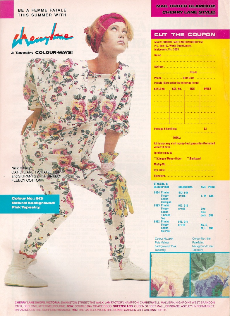 Glossy Sheen Cherry Lane Advertisements