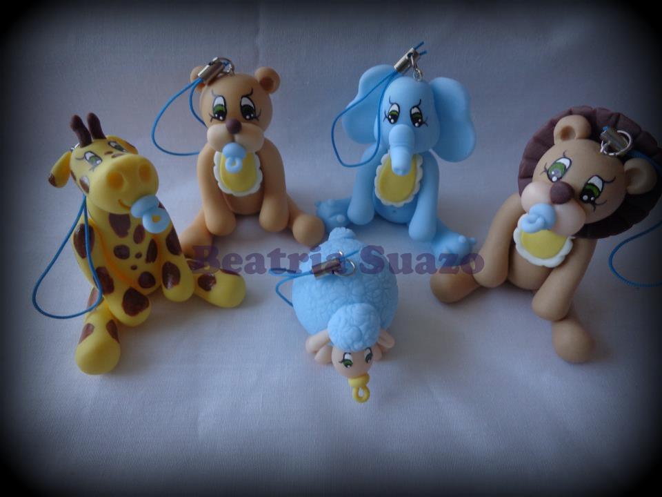 Recuerdo Baby Shower unisex en porcelana fría. Recuerdo Baby Shower unisex en porcelana fría.