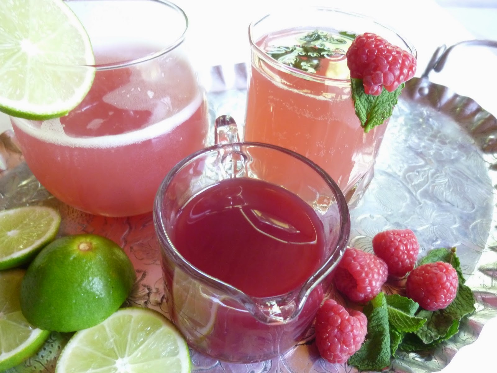 Rhubarb Raspberry Gin Fizz and a Summer Cocktail Book Diary of a Mad