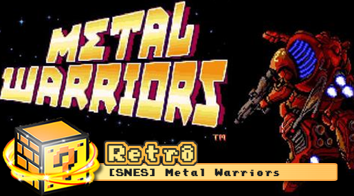 JOGO DE ROBÔ DO SUPER NINTENDO - METAL WARRIORS 