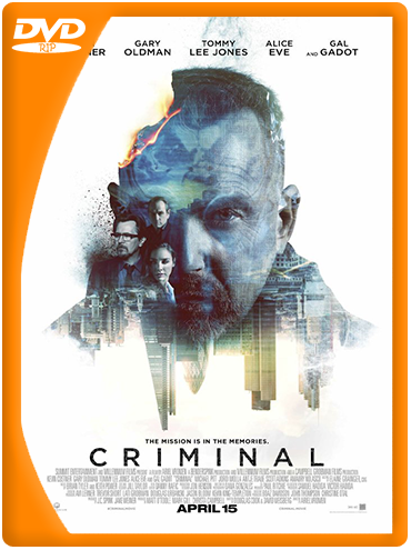Criminal (2016) DVDRip Latino Criminal (2016) DVDRip Latino