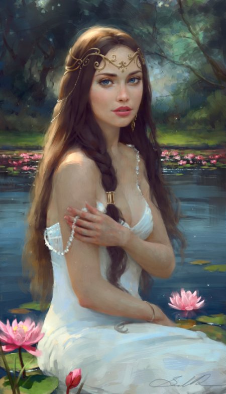As ilustrações de mulheres em mundos de fantasia de Ulyana Selene Regener Ulyana Selene Regener selenada deviantart ilustrações belas mulheres fantasia